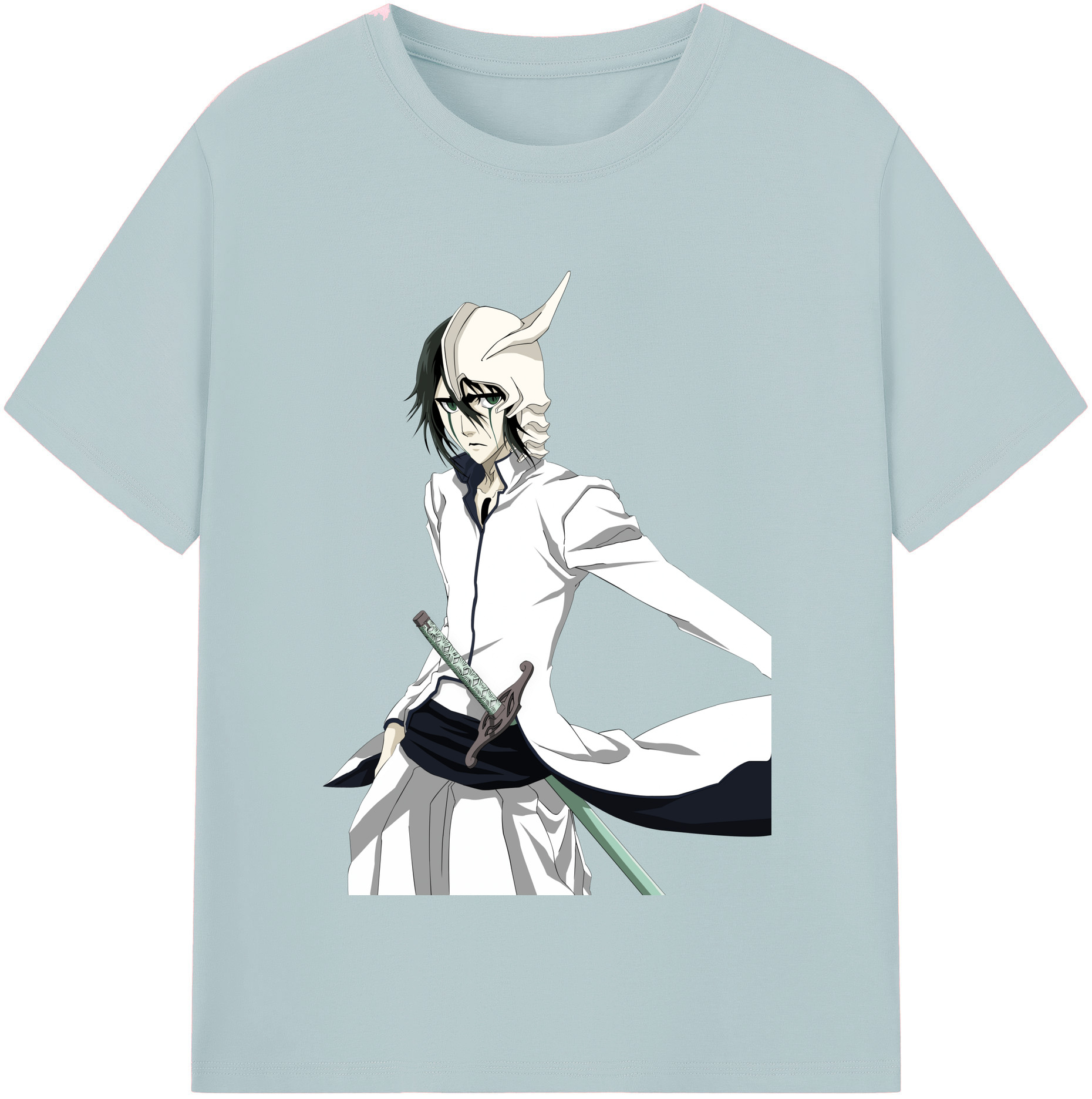 （画像用） ブリーチ ウルキオラ·シファー BLEACH Ulquiorra cifer 綿100％半袖Tシャツ（フロントプリント）